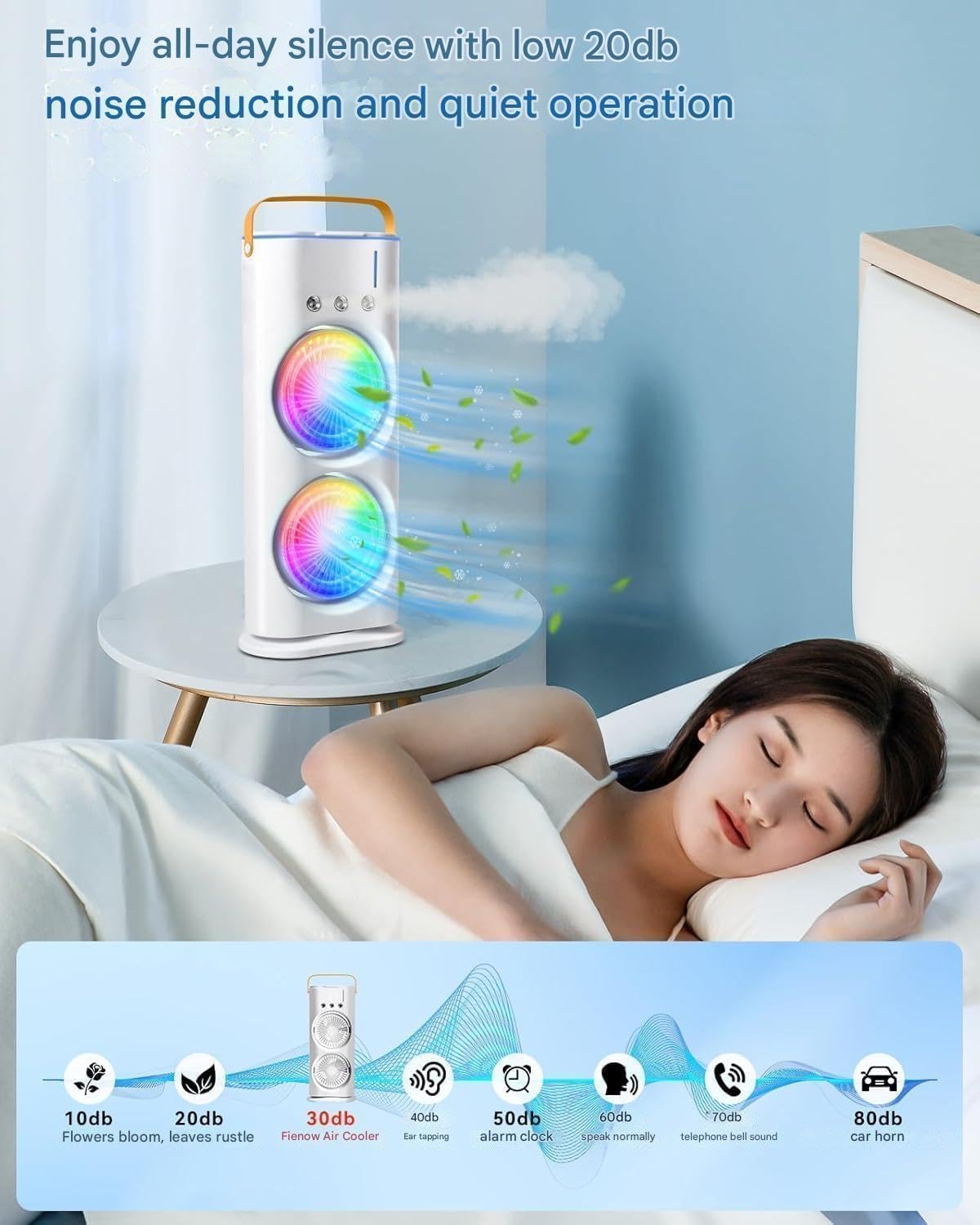 Rechargeable double ended Spray Fan