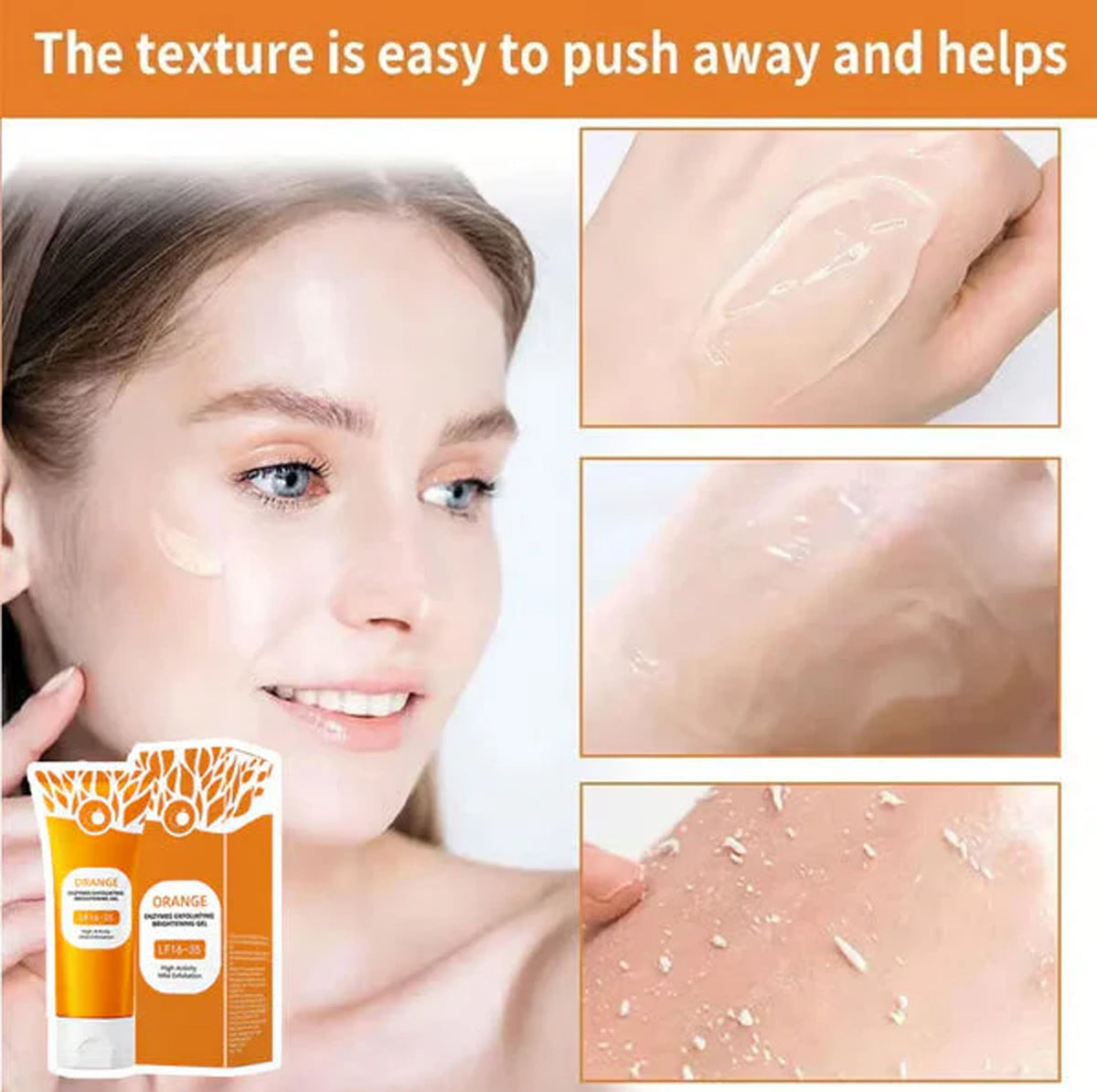 Orange Brightening Exfoliating Gel for Face & Body