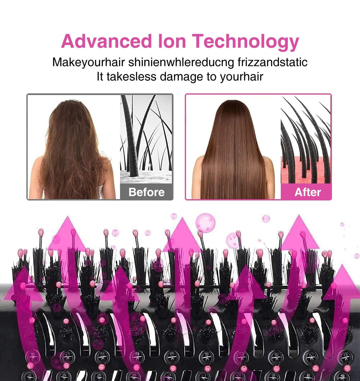 One-Step Hair Dryer Brush