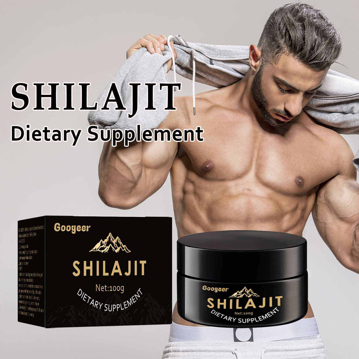 Googeer Shilajit Resin/Capsules for Daily Vitality