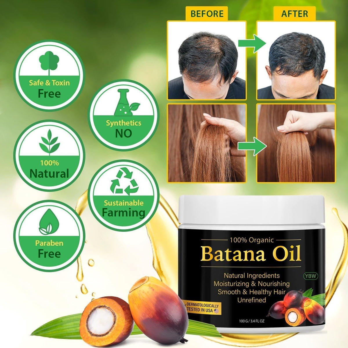 100% Pure Batana Oil